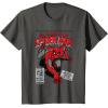 imageMarvel SpiderMan Retro Comic TShirtAsphalt Grey