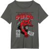 imageMarvel SpiderMan Retro Comic TShirtAsphalt Grey