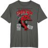 imageMarvel SpiderMan Retro Comic TShirtAsphalt Grey