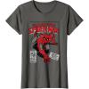 imageMarvel SpiderMan Retro Comic TShirtAsphalt Grey