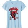 imageMarvel SpiderMan Retro Comic TShirtBaby Blue