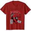imageMarvel SpiderMan Retro Comic TShirtCranberry Red