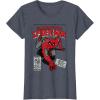 imageMarvel SpiderMan Retro Comic TShirtHeather Blue