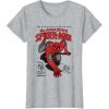 imageMarvel SpiderMan Retro Comic TShirtHeather Grey