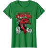 imageMarvel SpiderMan Retro Comic TShirtKelly Green
