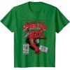 imageMarvel SpiderMan Retro Comic TShirtKelly Green