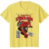 imageMarvel SpiderMan Retro Comic TShirtLemon Yellow