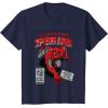 imageMarvel SpiderMan Retro Comic TShirtNavy Blue