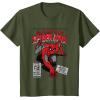 imageMarvel SpiderMan Retro Comic TShirtOlive Green