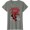 imageMarvel SpiderMan Retro Comic TShirtOlive Heather