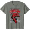 imageMarvel SpiderMan Retro Comic TShirtOlive Heather