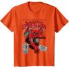 imageMarvel SpiderMan Retro Comic TShirtOrange