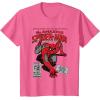 imageMarvel SpiderMan Retro Comic TShirtPink Heather