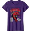 imageMarvel SpiderMan Retro Comic TShirtPurple