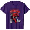imageMarvel SpiderMan Retro Comic TShirtPurple