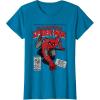 imageMarvel SpiderMan Retro Comic TShirtSapphire Blue
