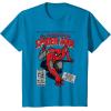 imageMarvel SpiderMan Retro Comic TShirtSapphire Blue