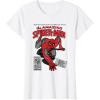 imageMarvel SpiderMan Retro Comic TShirtWhite