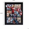 imageMarvel SpiderMan Upside Down Framed Wood Wall Decor  Fun SpiderMan Wall Art for Man Cave or Movie RoomBlack