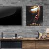 imageMarvel SpiderMan Upside Down Framed Wood Wall Decor  Fun SpiderMan Wall Art for Man Cave or Movie RoomBlackGold