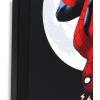 imageMarvel SpiderMan Upside Down Framed Wood Wall Decor  Fun SpiderMan Wall Art for Man Cave or Movie RoomBlackRed