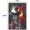imageMarvel SpiderMan Upside Down Framed Wood Wall Decor  Fun SpiderMan Wall Art for Man Cave or Movie RoomRedBlack