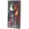 imageMarvel SpiderMan Upside Down Framed Wood Wall Decor  Fun SpiderMan Wall Art for Man Cave or Movie RoomRedBlack