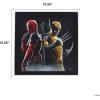imageMarvel SpiderMan Upside Down Framed Wood Wall Decor  Fun SpiderMan Wall Art for Man Cave or Movie RoomRedGold