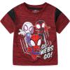 imageMarvel Spidey and His Amazing Friends Boys 2 Piece Short Sleeve Tshirt and Shorts Set for ToddlersRed