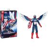 imageMarvel Studios Captain America Brave New World 12Inch Deluxe Captain America Action Figure Shield ampamp Accessories Super Hero Toys for Kids 4 and Up