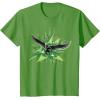 imageMarvel Studios Captain America Brave New World Falcon Burst TShirtGrass Green
