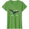 imageMarvel Studios Captain America Brave New World Falcon Burst TShirtGrass Green