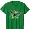 imageMarvel Studios Captain America Brave New World Falcon Burst TShirtKelly Green