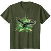 imageMarvel Studios Captain America Brave New World Falcon Burst TShirtOlive Green