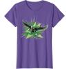 imageMarvel Studios Captain America Brave New World Falcon Burst TShirtPurple Heather