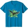 imageMarvel Studios Captain America Brave New World Falcon Burst TShirtSapphire Blue