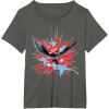 imageMarvel Studios Captain America Brave New World Star Burst TShirtAsphalt Grey