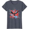 imageMarvel Studios Captain America Brave New World Star Burst TShirtHeather Blue