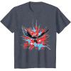 imageMarvel Studios Captain America Brave New World Star Burst TShirtHeather Blue