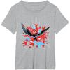 imageMarvel Studios Captain America Brave New World Star Burst TShirtHeather Grey