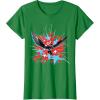 imageMarvel Studios Captain America Brave New World Star Burst TShirtKelly Green