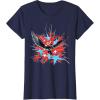 imageMarvel Studios Captain America Brave New World Star Burst TShirtNavy Blue