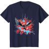 imageMarvel Studios Captain America Brave New World Star Burst TShirtNavy Blue
