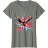 imageMarvel Studios Captain America Brave New World Star Burst TShirtOlive Heather