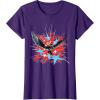 imageMarvel Studios Captain America Brave New World Star Burst TShirtPurple