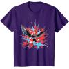imageMarvel Studios Captain America Brave New World Star Burst TShirtPurple