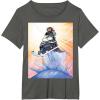imageMarvel Studios Thunderbolts Comic Art Bucky Barnes Snow Jump TShirtAsphalt Grey