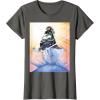 imageMarvel Studios Thunderbolts Comic Art Bucky Barnes Snow Jump TShirtAsphalt Grey