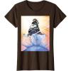imageMarvel Studios Thunderbolts Comic Art Bucky Barnes Snow Jump TShirtBrown