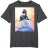 imageMarvel Studios Thunderbolts Comic Art Bucky Barnes Snow Jump TShirtDark Heather Grey